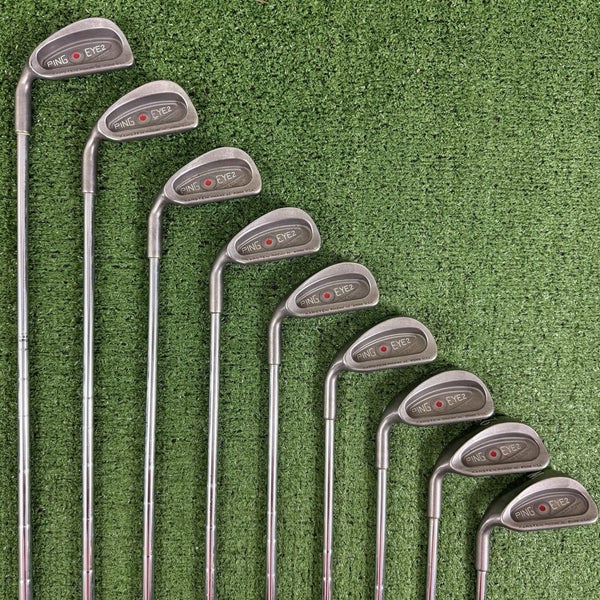Ping Eye 2 Iron Set 2-PW Karsten ZZ Lite Steel Red Dot Left Handed