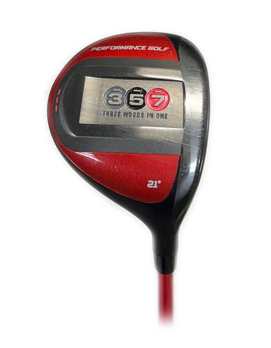 Performance Golf 357 21* Fairway Hybrid Graphite 55g Senior Flex