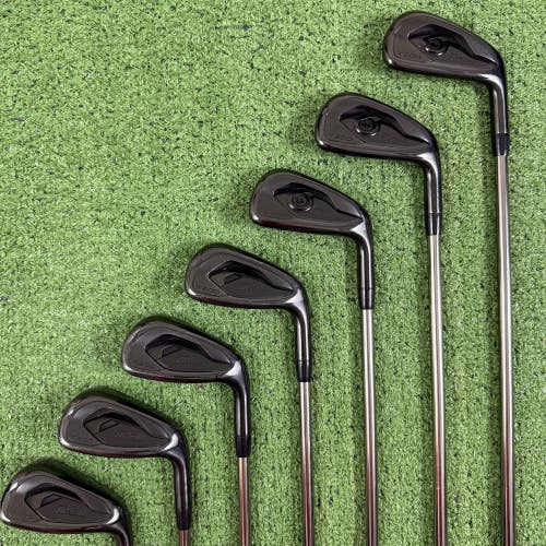 Titleist T200 2019 Limited Black Iron Set 5-PW 48 Wedge Recoil 65 F2 Senior Flex