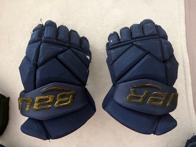 Bauer Vapor 1X Pro Gloves 14" St. Louis Blues Game worn Custom (Used)