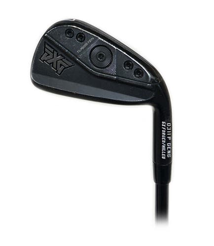 PXG 0311P Forged Gen 6 Double Black 4-PW Iron Set Graphite MMT 105 Stiff Flex