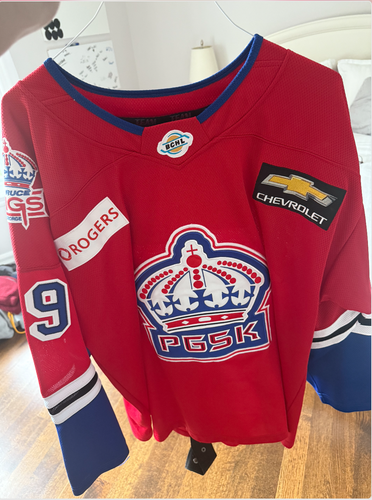 Prince George BCHL game alternate team issues jersey Red XL