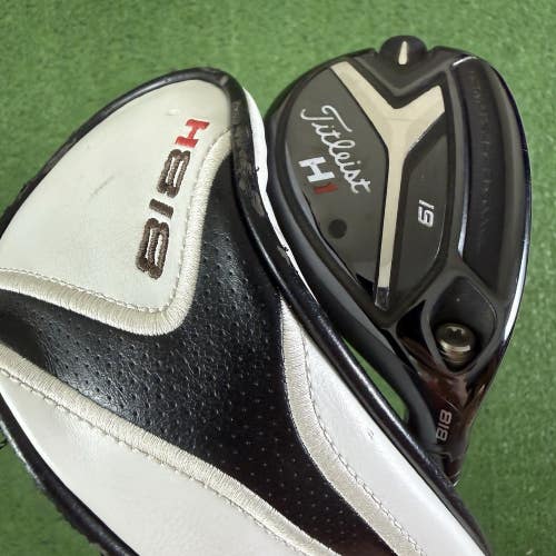 Titleist 818 H1 3 Hybrid 19 3H Fujikura Atmos HB Tour Spec 8S Stiff Flex