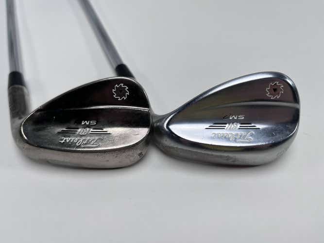 Titleist Vokey SM7 Wedge Set 52* 8 58* 10 Wedge Steel Mens RH
