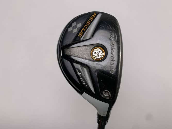 TaylorMade Rescue 11 4 Hybrid 21* Aldila RIP TP 85g Stiff Graphite Mens RH