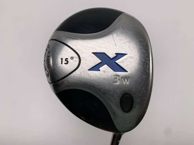 Callaway X 3 Fairway Wood 15* Fujikura 65g Stiff Graphite Mens RH
