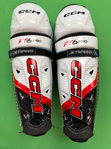 Junior CCM JetSpeed FT6 Pro Shin Pads 12" (Used)