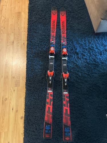 Rossignol Hero FIS GS Pro 185 cm Racing Skis With Bindings Max Din 15 (Used)