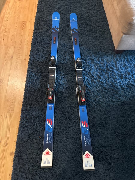 Dynastar/ Rossignol Speed WC FIS GS 185 cm Racing Skis With Bindings Max Din 15 (Used)