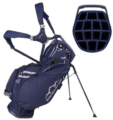 Sun Mountain 4.5LS VLO 14-Way Golf Stand Carry Bag Navy/White NEW