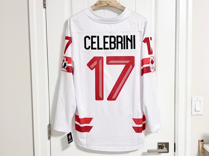 BNWT Authentic Bauer 2026 Olympics Canada Macklin Celebrini White Jersey Large
