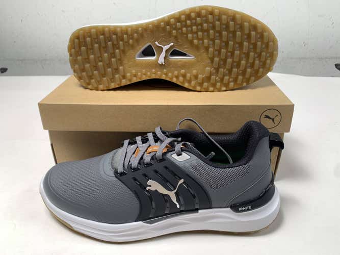 Puma Ignite Elevate 2 Golf Shoes Gray Men's SZ 9.5 (310243 06)
