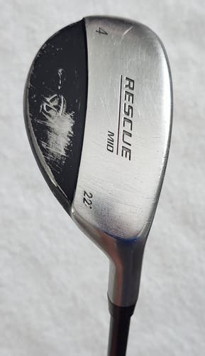 Men's TaylorMade Rescue Mid 4 Hybrid 22° RH; Graphite Shaft