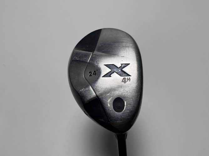 Callaway X 4 Hybrid 24* 80g Stiff Graphite Mens RH Midsize Grip