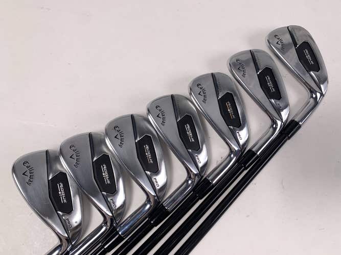 Callaway Rogue ST Pro Iron Set 4-PW Tensei White AV Series 75g Regular RH