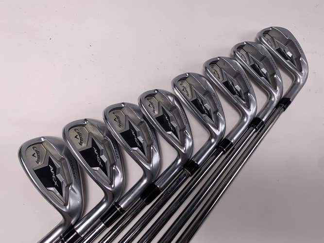 Callaway Apex 19 Iron Set 4-PW+GW Project X Catalyst 6.0 80g Stiff RH
