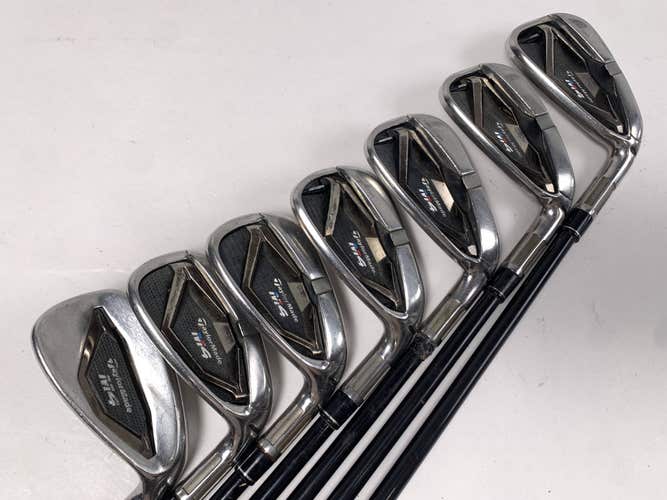 TaylorMade M4 Iron Set 5-PW+GW Fujikura Atmos Red 7S Stiff Graphite Mens RH