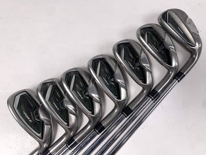 TaylorMade RocketBallz Iron Set 5-PW+AW True Temper DG S300 Stiff Steel Mens RH
