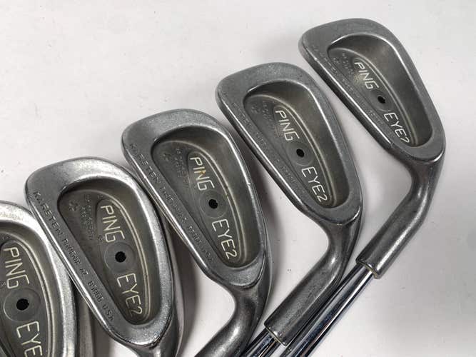 Ping Eye 2 + Iron Set 4-PW Black Dot ZZ-65 Stiff Steel Mens RH Lamkin UTX