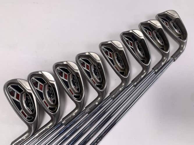 Ping G15 Iron Set 4-PW+SW White Dot 3* Up True Temper AWT Stiff Steel Mens RH