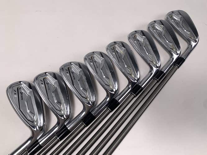 Srixon ZX5 MKII Iron Set 4-PW+AW AeroTech SteelFiber i95 Stiff Graphite RH +1/2"