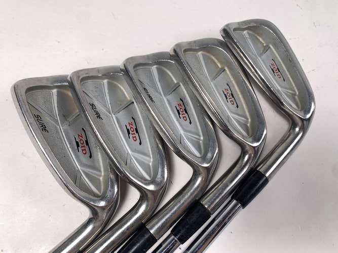 Mizuno T-Zoid Sure Iron Set 6-PW Gold Plus Sensisore S300 Stiff RH +1/2''