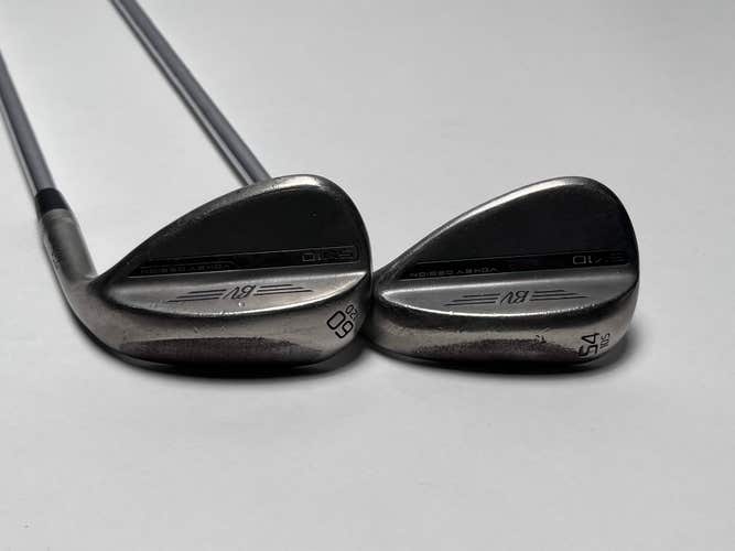 Titleist Vokey SM10 Nickel Wedge Set 54* 10 60* 12 Vokey Wedge Steel Mens RH