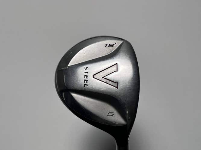 TaylorMade V Steel 5 Fairway Wood 18* MAS2 Regular Graphite Mens RH
