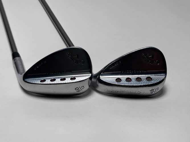 Callaway Mack Daddy 4 Chrome Wedge Set 56* 10 60* 12 Recoil F2 Senior Graphite