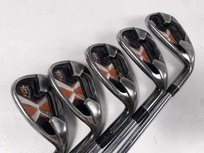 Callaway X-24 Hot Iron Set 6-PW Uniflex Steel Mens RH