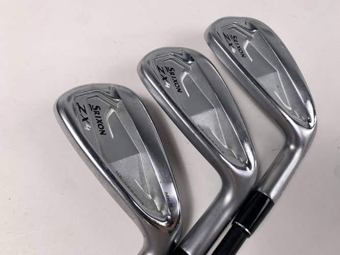 Srixon ZX4 MKII Iron Set 7-9 KBS Max Graphite Iron 55 Senior RH Oversize Grips