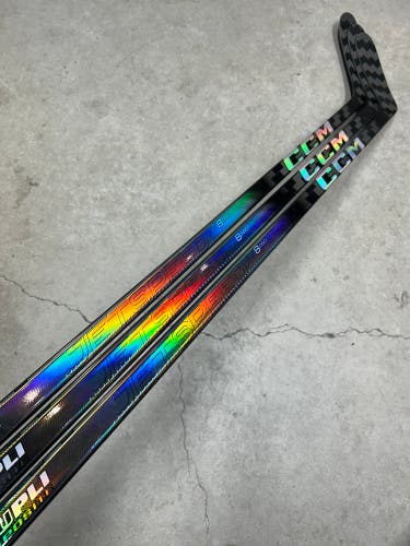 3 PACK 80 Flex P28+1/4 Senior CCM Jetspeed FT8 Pro Left Hand Hockey Stick Pro Stock (New)