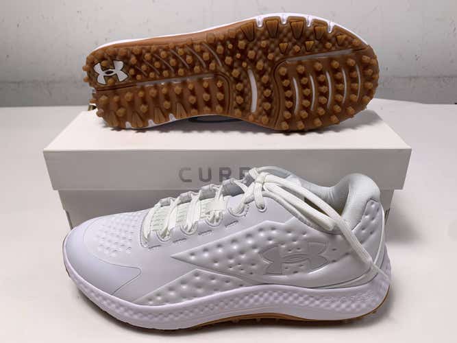 Under Armour Curry 1 Golf Golf Shoes White Men's SZ 9.5 (3027378-103)