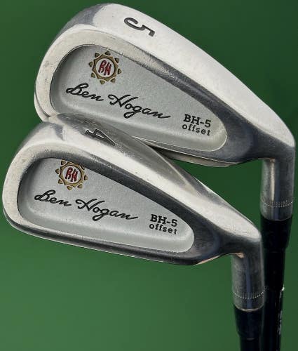 Ben Hogan BH-5 Offset 4, 5 Iron Set Lightweight Graphite Regular Flex Right Hand