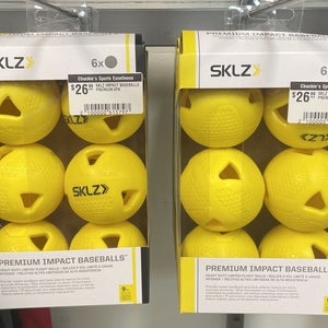 NEW! SKLZ Premium Impact Baseballs - 6 PACK