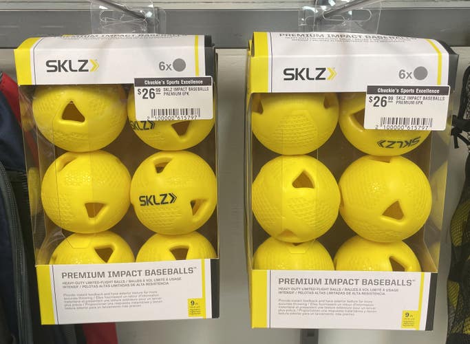 NEW! SKLZ Premium Impact Baseballs - 6 PACK