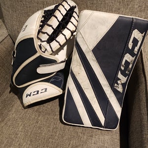 CCM Junior Goalie Glove and Blocker Set
