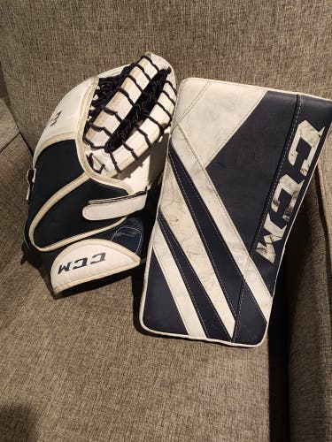 CCM Junior Goalie Glove and Blocker Set