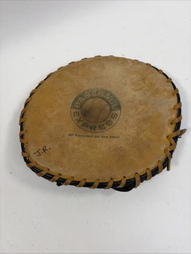 Baseball Express Pancake Training Baseball Glove, Black/Brown