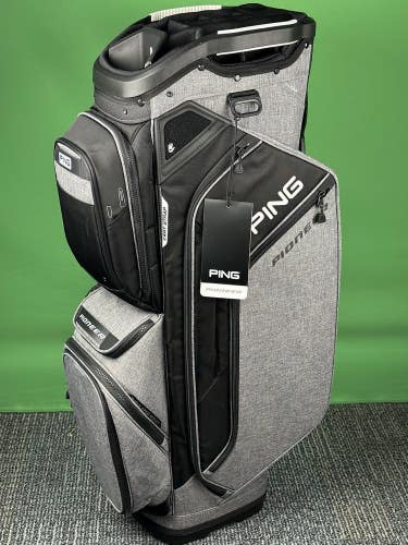 PING 2026 Pioneer 244 Cart Golf Bag 15-Way Color: Heather Gray/Black NEW!