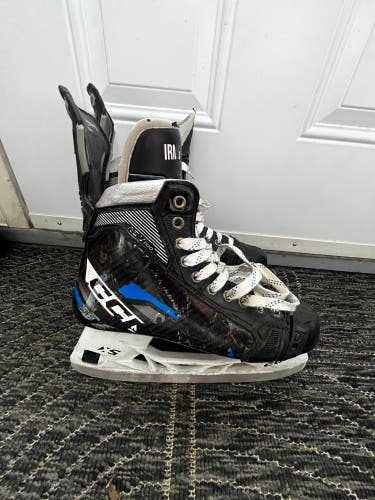 Black/Navy 2022 CCM AS-V Pro Hockey Skates Regular Width Pro Stock 8 (Used)