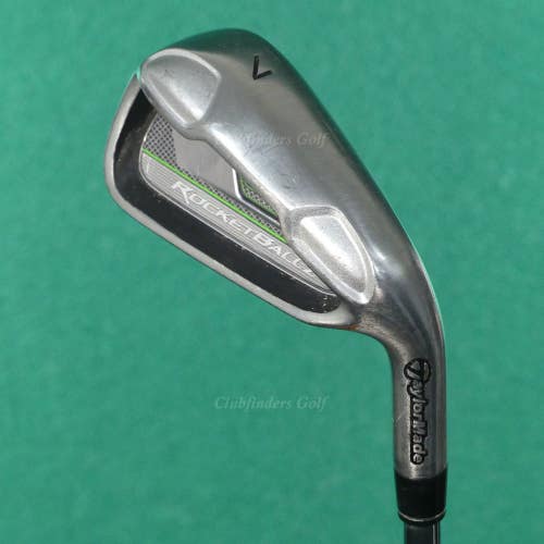 TaylorMade RocketBallz High Launch Single 7 Iron Factory Lightweight Steel Stiff