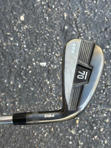 Men's Sub 70 699 Pro v2 Black Right Handed Iron Set Extra Stiff Flex Steel Shaft (Used)