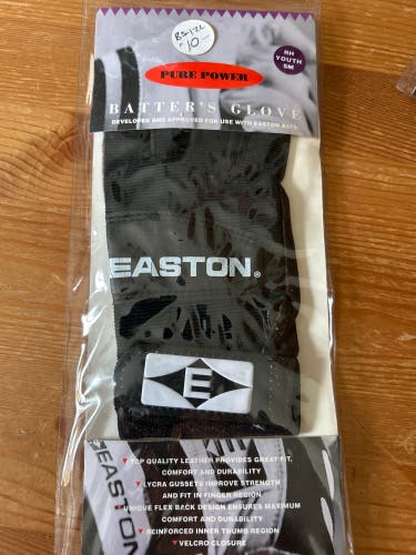 Batting Gloves  Youth Right Small Black