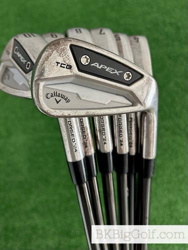 Callaway Apex 24 TCB Limited Edition Raw Forged Iron Set