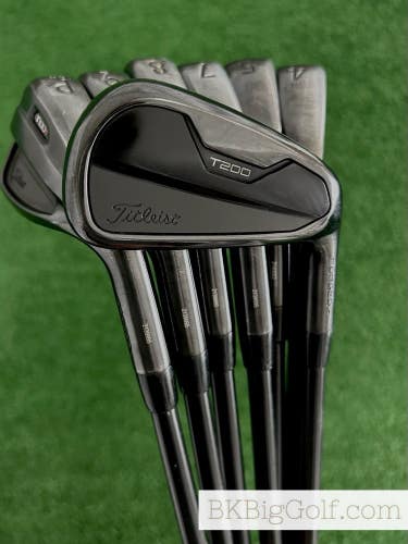 Titleist T200 / T100s 21 Limited Edition Black Forged Combo Iron Set