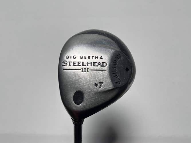 Callaway Steelhead III 7 Fairway Wood 21* System III Ladies Graphite Womens LH