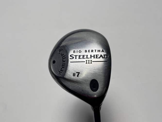 Callaway Steelhead III 7 Fairway Wood 21* System III Ladies Graphite Womens RH