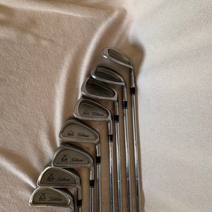 Men's Titleist DCI OS+ Right Handed Iron Set Regular Flex 8 Pieces Steel Shaft (Used)