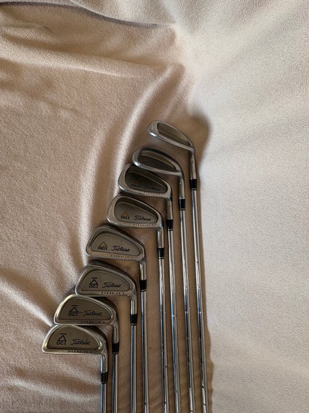 Men's Titleist DCI OS+ Right Handed Iron Set Regular Flex 8 Pieces Steel Shaft (Used)